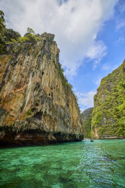 Phuket Tayland 26 Mayıs 2023. Phi Phi Adaları Tur Resimleri, Seyahat Manzarası.