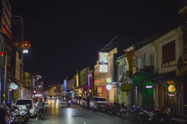Phuket Tayland 26 Mayıs 2023 Phuket şehrinin eski merkezinden görüntüler.
