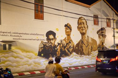 Phuket Tayland 26 Mayıs 2023 Phuket şehrinin eski merkezinden görüntüler.