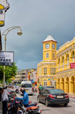 Phuket Tayland 26 Mayıs 2023 Phuket şehrinin eski merkezinden görüntüler.