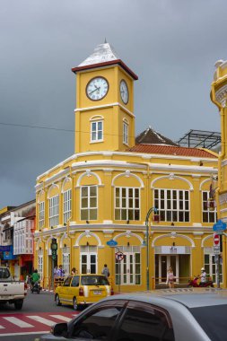 Phuket Tayland 26 Mayıs 2023 Phuket şehrinin eski merkezinden görüntüler.