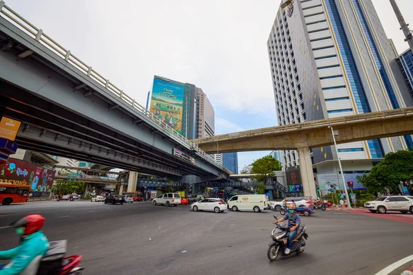 Bangkok Thailand Mai 2023 Bilder Mit Verkehr Von Den Straßen — Stockfoto
