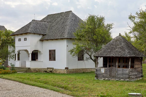 Golesti Arges ルーマニア 2023 ルーマニアの村博物館 国の異なる地域からの古い家 — ストック写真