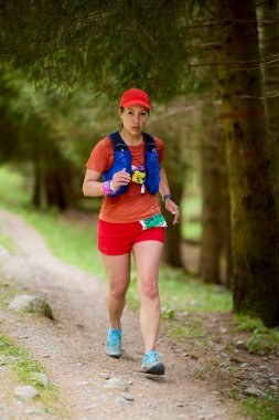 Moieciu Romanya 18 Mayıs 2024. Salomon Eco Run Moieciu Romanya Maratonundan görüntüler.