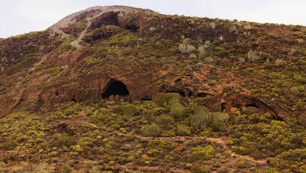 Gran Canaria Telde Municipality Aboriginal Cave Dwellings Complex Poblado Las — Stock Photo, Image
