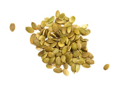 Bir avuç dolusu kabak çekirdeği.