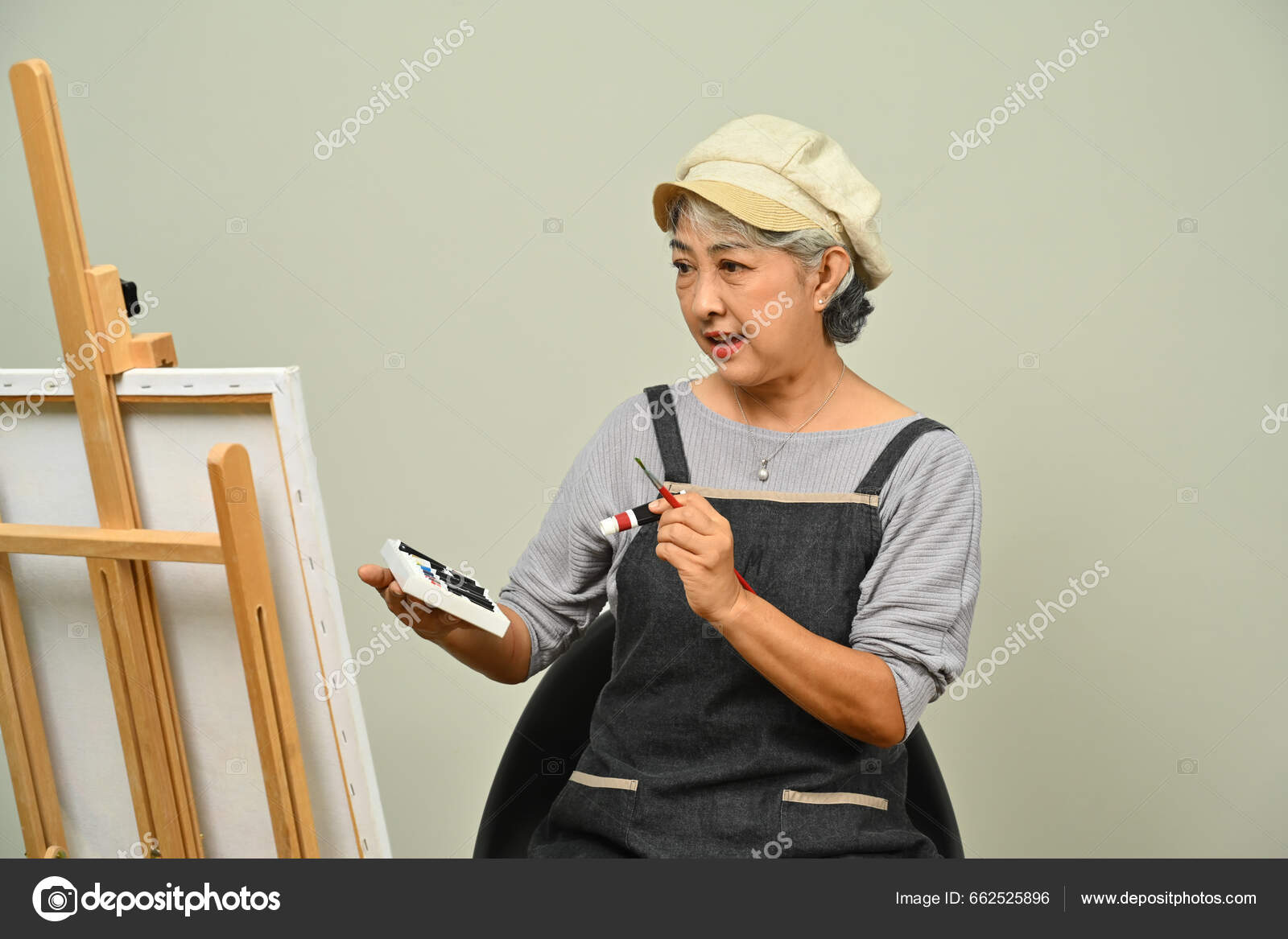 Vetores de O Homem Sênior Pintando Quadros De Pintura No Desenho De Tela De  Cavalete Hobby E Conceito De Lazer De Aposentados e mais imagens de Adulto  - iStock