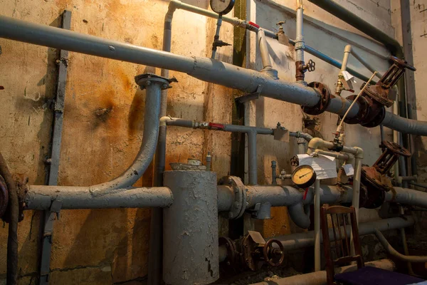 stock image View of the suffering system of heating of a residential building