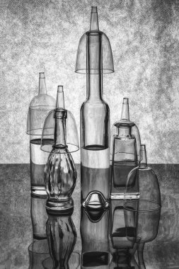 Yansıtıcı yüzeyde camla yaşam