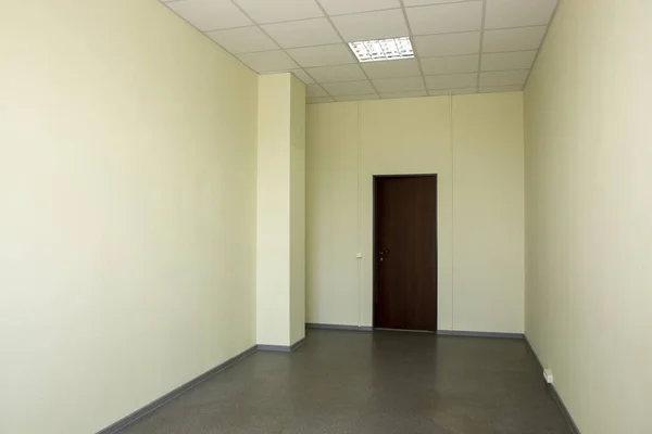 Interior Empty Room Closed Door — Stock Photo, Image