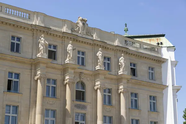 Vinna Autriche Juin 2023 Façade Bâtiment Université Technique Vienne Sur — Photo