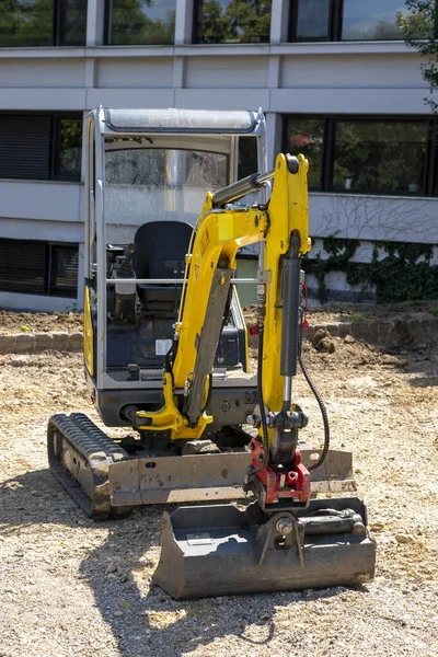 Crawler Mini Excavator Construction Site — Stock Photo, Image