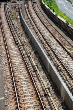 Viyana metrosunun üst manzarası