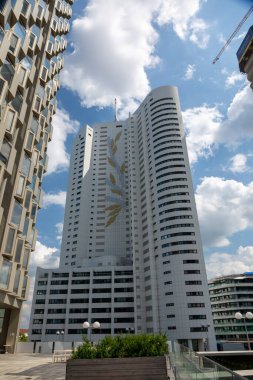 Viyana, Avusturya - 14 Haziran 2023: Viyana Uluslararası Merkezi 