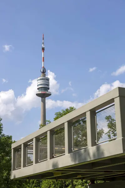Viyana Avusturya Haziran 2023 Tuna Kulesi Viyana Popüler Bir Gözlem Telifsiz Stok Imajlar
