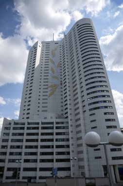 Viyana, Avusturya - 14 Haziran 2023: Viyana Uluslararası Merkezi Gökdelenleri 