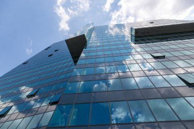 Viyana, Avusturya - 14 Haziran 2023: Viyana Uluslararası Merkezi Gökdelenleri 