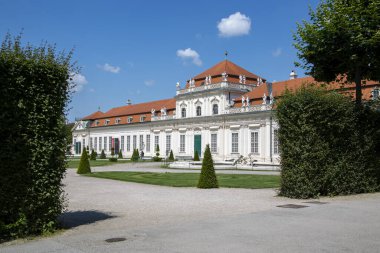 Viyana, Avusturya - 15 Haziran 2023: Aşağı Belvedere 'nin Viyana' daki bir bölümü