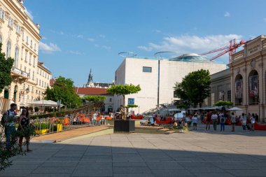 Viyana, Avusturya - 18 Haziran 2023: Viyana 'nın merkezindeki müze