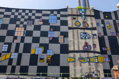 Viyana, Avusturya - 21 Haziran 2023: Viyana 'da Spittelau Fırını