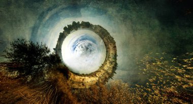 Bilinmeyen ve fantastik bir Dünya Peyzaj olarak adlandırılan 