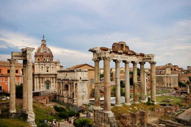 Fotoğraf: Foro Romano, Marangoz Aziz Joseph Kilisesi ve Martina Martiri Chiesa Luca, Roma, İtalya