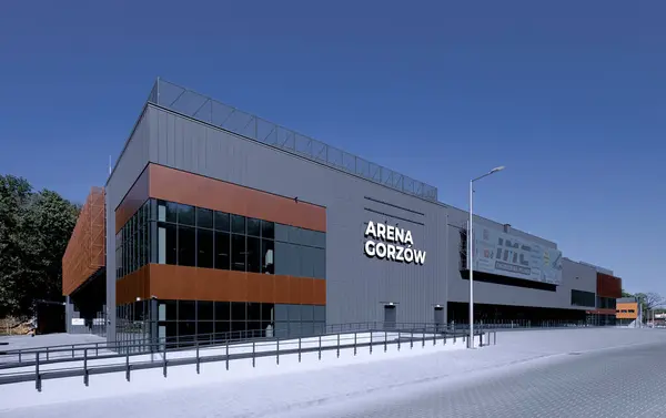 stock image Gorzow Wielkopolski, Poland - May 1, 2024. Arena Gorzow sports and entertainment hall, built in 2023.