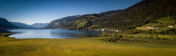 Panorama Com Kitzsteinhorn Alpes Tauern Zell See Região Zell See — Fotografia de Stock