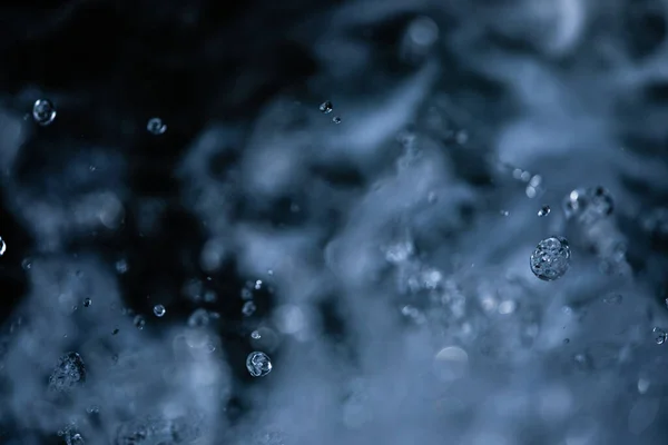 Концепция Воды Речная Вода Протекающая Отражением Света Поверхности Длительный Выстрел — стоковое фото