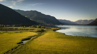 Kitzsteinhorn (Tauern Alps) ve Zell am ile Panorama Zell am See-Kaprun bölgesinde, Avusturya Alpleri, Salcburgerland