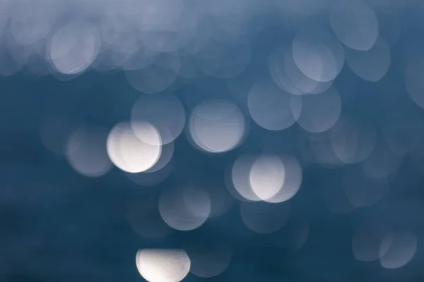 Abstract Background Reflections Water Soft Blue Bokeh — Stock Photo, Image