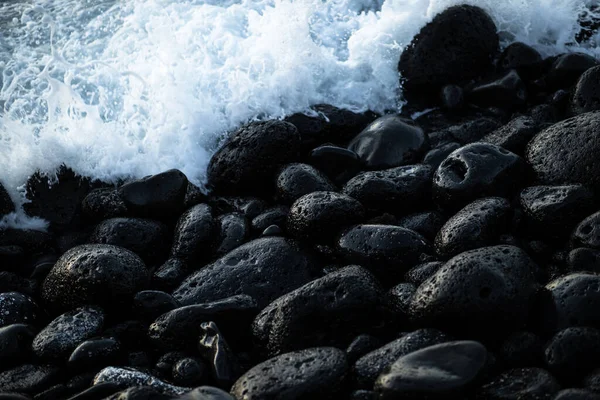 Crashing Waves Rocks Landscape Nature View Beautiful Tropical Sea Sea — Stock Photo, Image