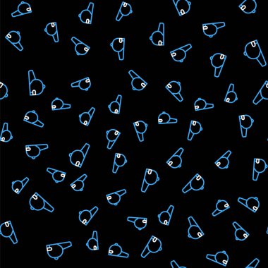 Beyzbol şapkası simgesi siyah arkaplanda izole edilmiş. Spor malzemeleri. Spor üniforması. Vektör.