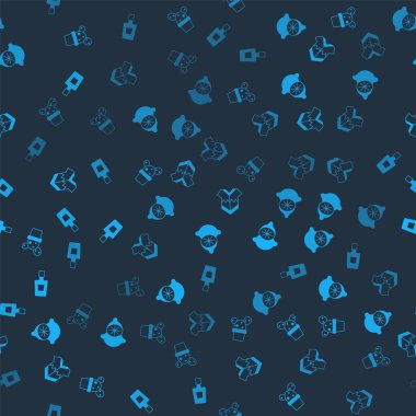 Kaktüs ya da sulu tencere, limon, panço ve tekila şişesini dikişsiz desene ayarlayın. Vektör