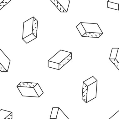 Gri çizgi tırnak dosya simgesi beyaz arkaplanda kusursuz desen izole etti. Manikür aleti. Vektör.