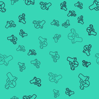 Siyah çizgi yok. Savaş ikonu yok. Yeşil arka planda pürüzsüz desen var. Barış sembolü. Vektör