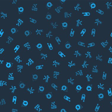 Uzaylı, Teleskop, Kuyrukluyıldız hızla düşüyor ve Mars gezgini kusursuz bir şekilde ilerliyor. Vektör