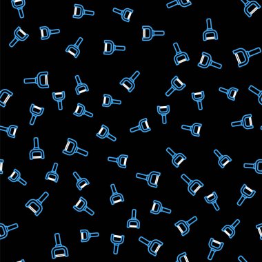 Çizgi Soyucu simgesi siyah arkaplanda izole edilmiş. Sebze temizlemek için bıçak. Mutfak eşyası, alet edevat. Vektör