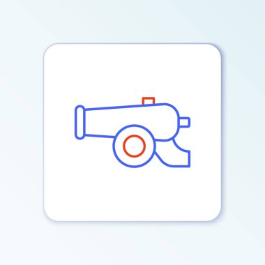 Ramazan topu simgesi beyaz arkaplanda izole edildi. Renkli taslak konsepti. Vektör