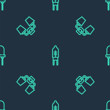 Işık yayan diyot, duvar lambası ya da lamba hattını ayarlayın. Vektör