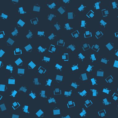 Bilgisayar izleme servisini, teşhisi, cep telefonu görüşmesini ve takvimi sorunsuz bir şekilde ayarla. Vektör.