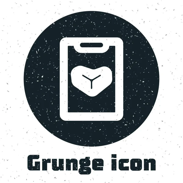 Grunge Restaurant Cafe Menü Symbol Isoliert Auf Weißem Hintergrund Monochrome — Stockvektor