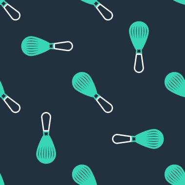 Line Kitchen çırpma simgesi siyah arkaplanda izole edilmiş. Mutfak aletleri, yumurta çırpıcı. Çatal bıçak seti. Yemek karışımı sembolü. Vektör