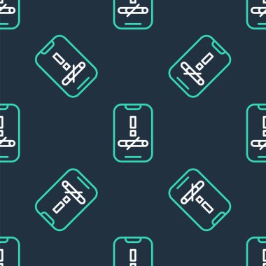 Sigara içilmeyen simge siyah arkaplanda izole edilmiş. Sigara içmek yasaktır işareti. Vektör