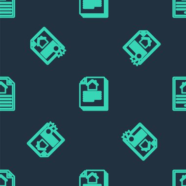 House 'un sözleşmesini ayarlayın, ve kusursuz bir düzende. Vektör.