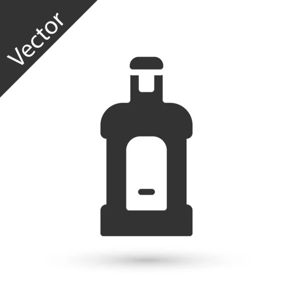 Grey Orujo Icon Isolated White Background Vector — Stock Vector