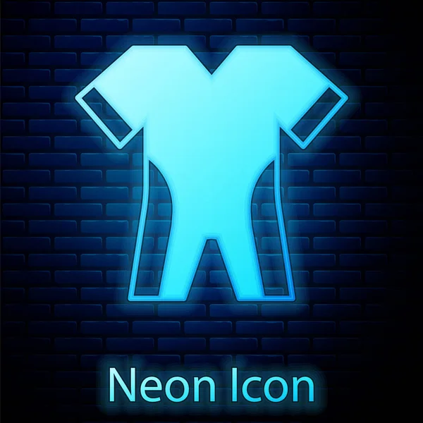 Neon Wetsuit องแสงส าหร บไอคอนการด แยกจากพ นหล งผน ปกรณ าใต — ภาพเวกเตอร์สต็อก