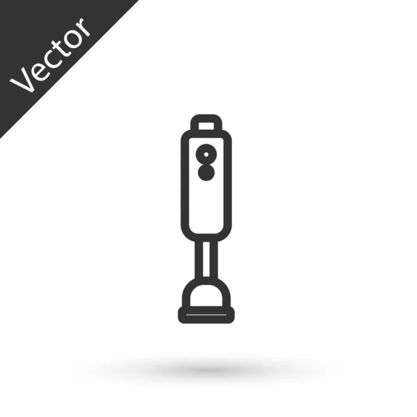 Иконка Blender Серой Линии Выделена Белом Фоне Кухня Электрический Стационарный — стоковый вектор