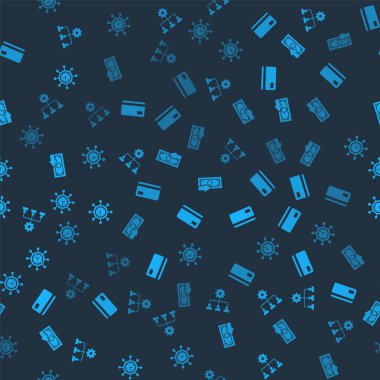 Kurşun yönetimi, kredi kartı, nakit para, saat ve teçhizat ayarlayın. Vektör.