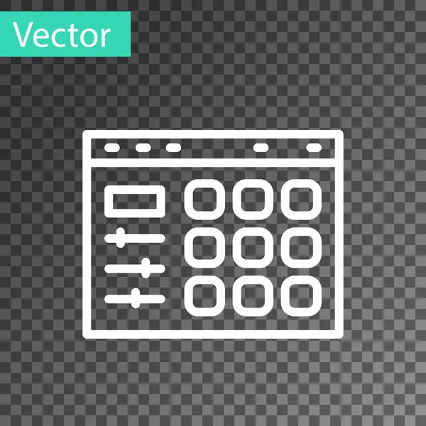 투명한 배경에 고립된 아이콘 벡터는 — 스톡 벡터